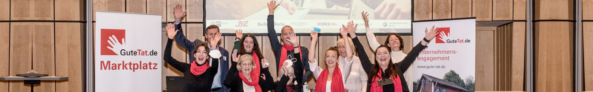 Gute Tat-Team beim Gute-Tat-Marktplatz